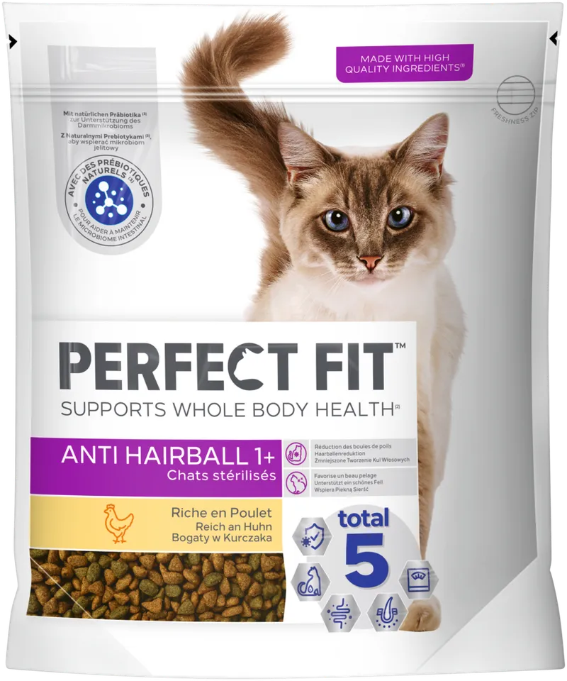 PERFECT FIT PERFECT FIT Katze Beutel Anti Hairball 1+ mit Huhn 1,4kg – Produktbild 1 von 1
