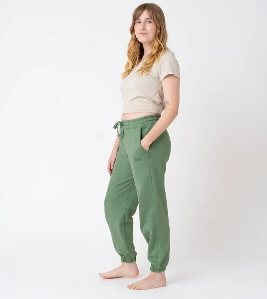 Kushel Towels Kushel Towels Jogginghose Sweathose aus Biobaumwolle und Holzfaser, Sage green, – Produktbild 3 von 4