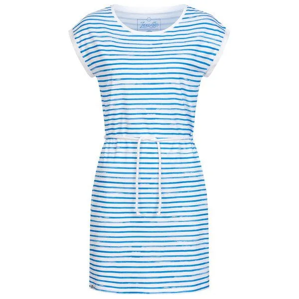Lexi&Bö Lexi&Bö Jerseykleid mit Streifen, Blau gestreift (weiss), – Produktbild 2 von 3
