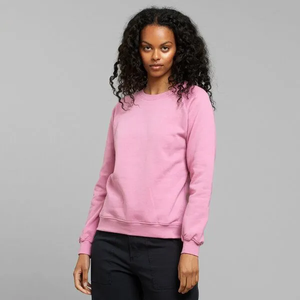 Dedicated Dedicated Sweatshirt Ystad Raglan Base, Cashmere pink (pink), – Produktbild 1 von 4