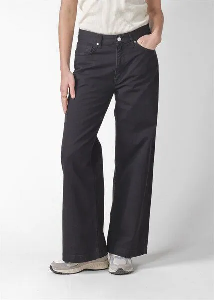 Klitmøller Klitmøller Jeanshose Wide Leg Modell: Amelia, Black wash (schwarz), – Produktbild 1 von 4