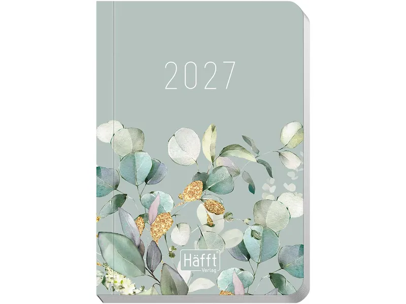 Häfft Häfft Mini Timer, Kalender 2027, DIN A7, minty leaves – Produktbild 1 von 1