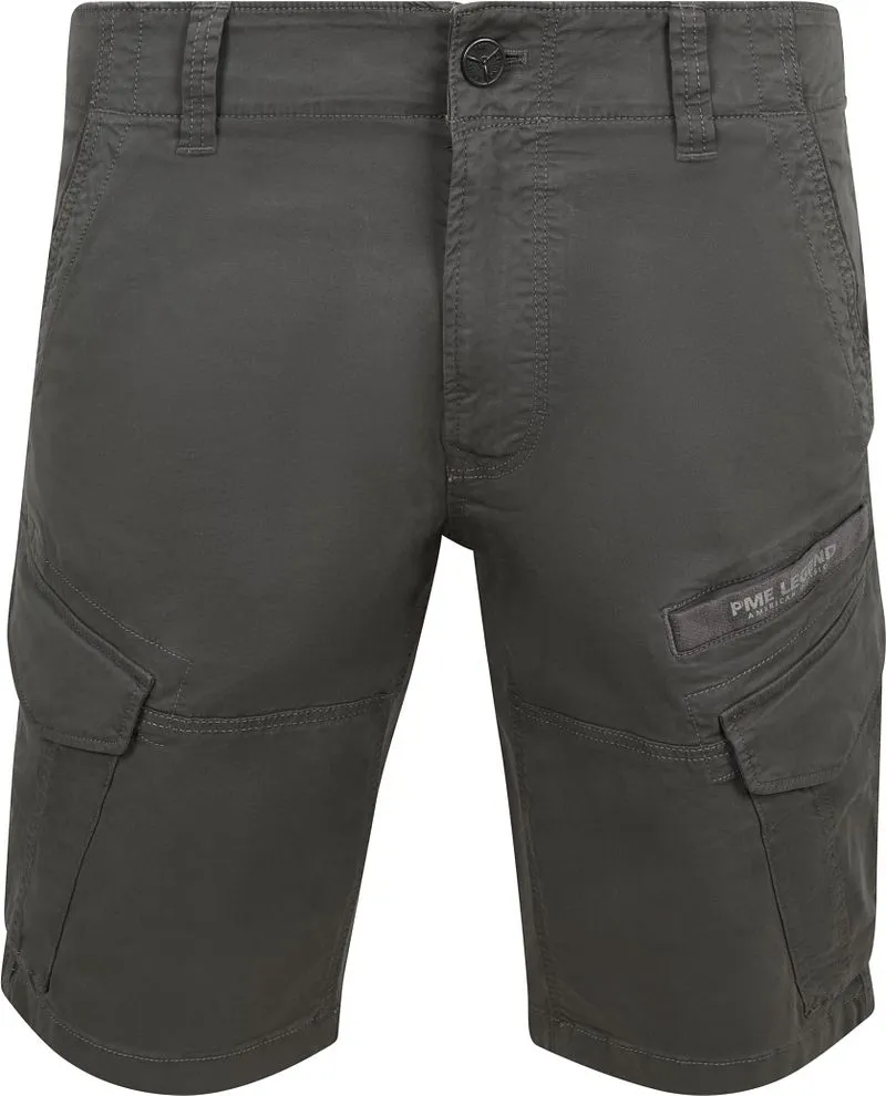 PME Legend PME Legend Nordrop Cargo Shorts Turbulence - Größe 33, Anthrazit, – Produktbild 2 von 5