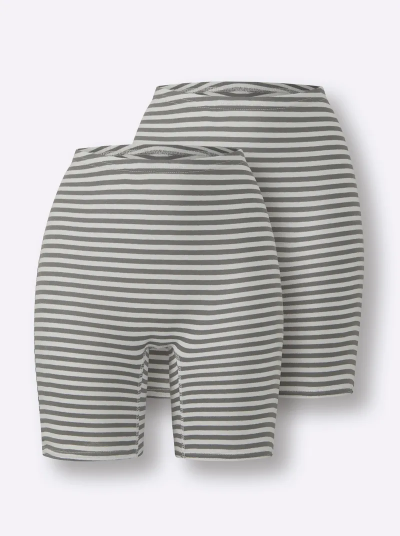 wäschepur Longpanty anthrazit-geringelt, Anthrazit-geringelt, – Produktbild 2 von 2