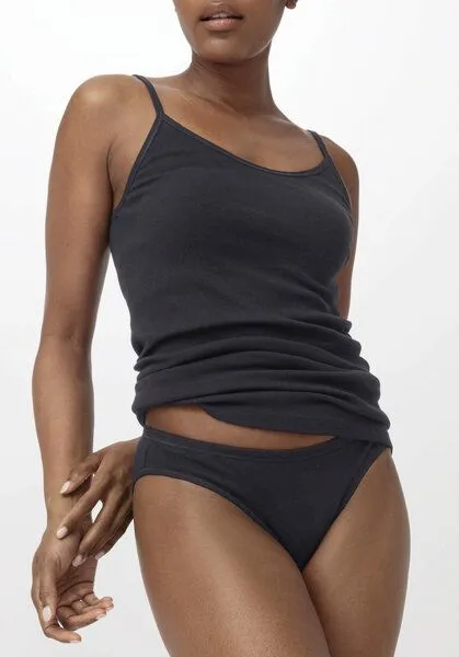 hessnatur hessnatur Slip Low Cut 2er-Set PURE NATURE aus reiner Bio-Baumwolle, Schwarz, – Produktbild 3 von 5
