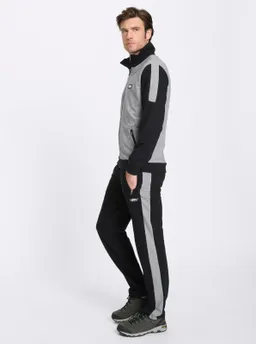 Catamaran Sports Sweatjacke grau-meliert-schwarz – Produktbild 1 von 1