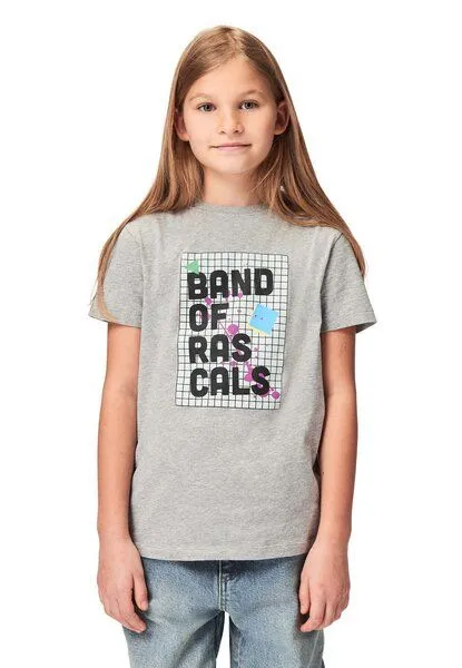 Band of Rascals Band of Rascals School Block T-Shirt, Grey, – Produktbild 1 von 4