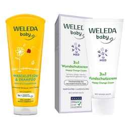 Weleda Weisse Malve Wundschutzcreme & Calendula Waschlotion – Produktbild 1 von 1