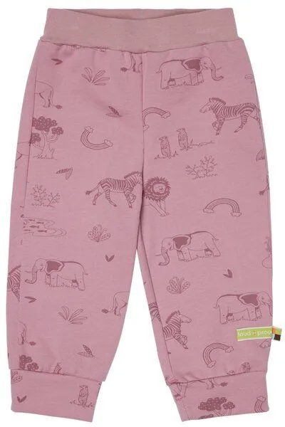 loud + proud loud + proud Babys & Kinder Hose mit Druck, GOTS-zertifiziert, Aster(rosa), – Produktbild 1 von 2