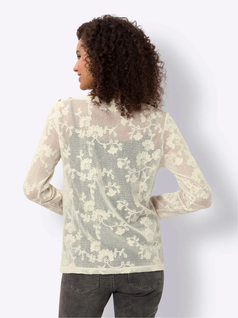 heine Longsleeve, Champagner, – Produktbild 1 von 2