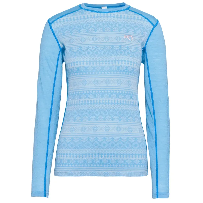 Kari Traa Langarmshirt Kari Traa Mina, Bleu, – Produktbild 1 von 1