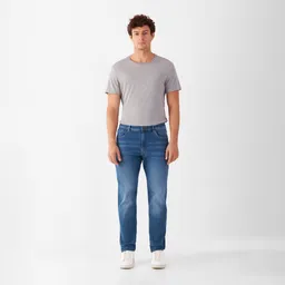 DAWN MORROW Soft Stretch - Slim - Medium Blue - Medium Blue / 33 / 34 – Produktbild 1 von 1
