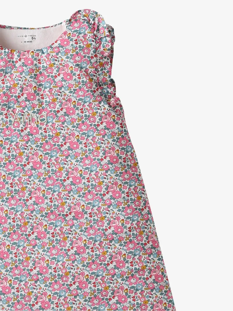 Envie De Fraise Ärmelloser Baby Schlafsack aus Liberty-Stoff TOG 2, Weiß, – Produktbild 3 von 3