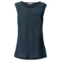 Vaude VAUDE Damen-Top 'Skomer Hiking' mit Ausschnittdetail, dark sea, Gr. 38 – Produktbild 1 von 1