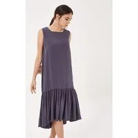 ORGANICATION ORGANICATION Kleid aus TENCEL Lyocell, Steel, – Produktbild 1 von 1