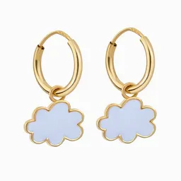 Paeoni Colors Paeoni Colors Wolken-Creolen aus 18k Gold Vermeil, 925 Sterling Silber – Produktbild 1 von 1