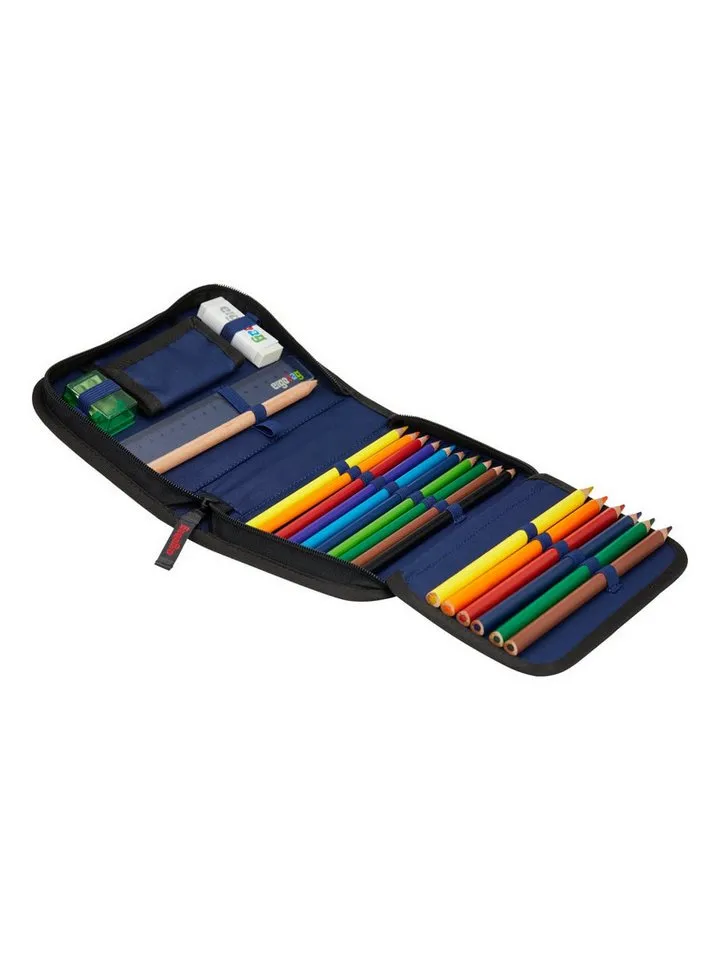 Ergobag Ergobag Federmäppchen Federmäppchen, (1-tlg), mit Lyra‑Stiften, Schwarz, – Produktbild 2 von 3