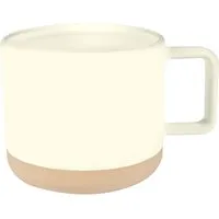 Keramiktasse "Stanley" 400 ml, ecru – Produktbild 1 von 1