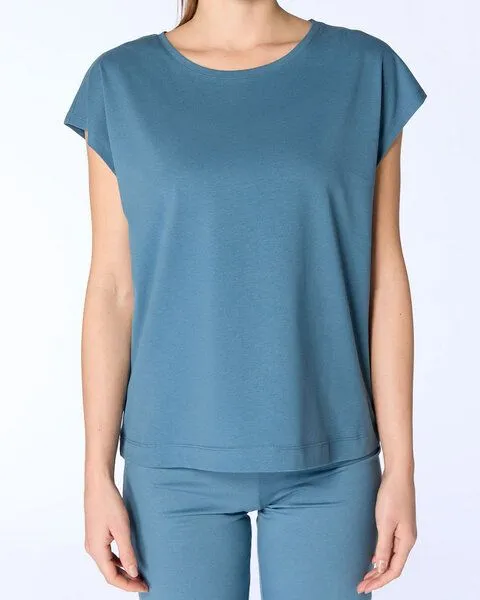 Leela Cotton Leela Cotton Damen Oversize Shirt reine Bio-Baumwolle, Schwarz, – Produktbild 2 von 4