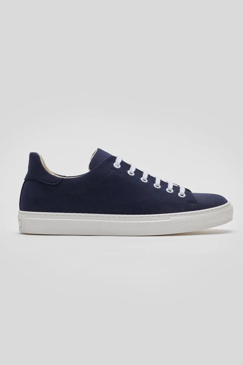 Solari Milano Solari Milano Herren vegan Sneaker Aus Veganem Wildleder G1 Blau, Blau, – Produktbild 2 von 2