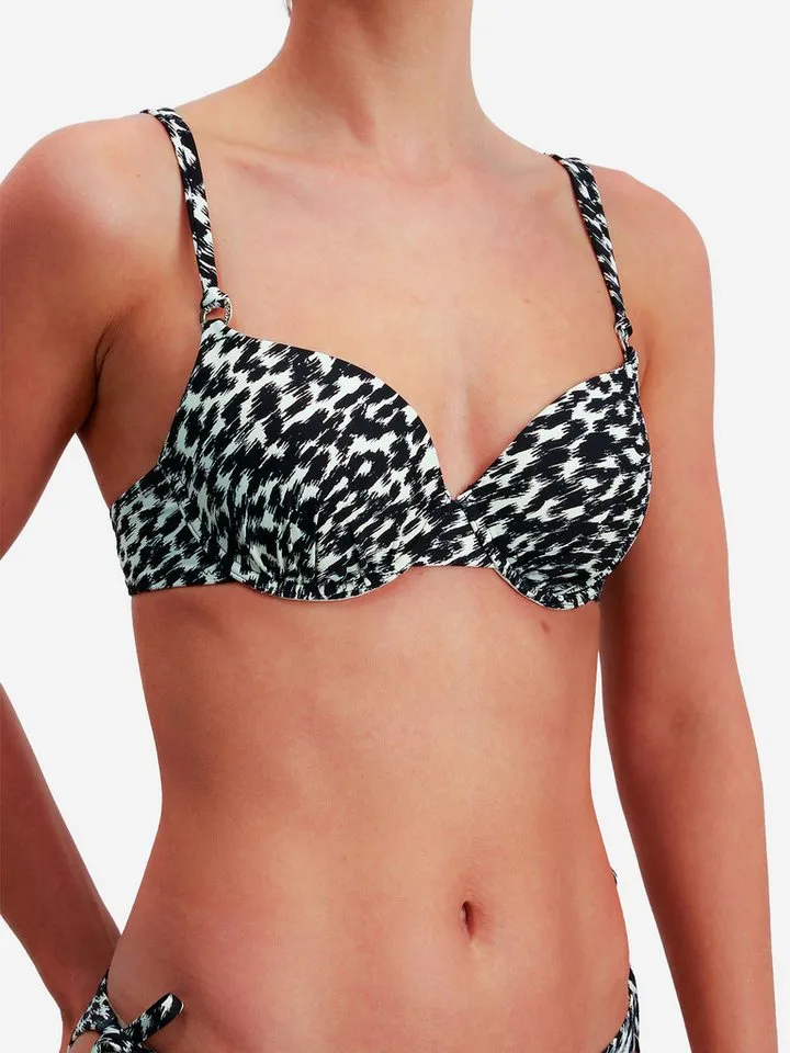 Joop! Joop! Bügel-Bikini-Top Animal, bikini-oberteil badeanzug frauen, Schwarz, – Produktbild 2 von 4
