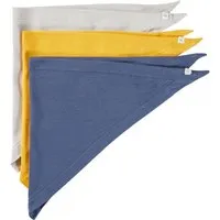 HANS NATUR Baby und Kinder Dreieckstuch Bio-Baumwolle 3er Set curry Maße 60 x 30 cm, Mehrfarbig, – Produktbild 1 von 1