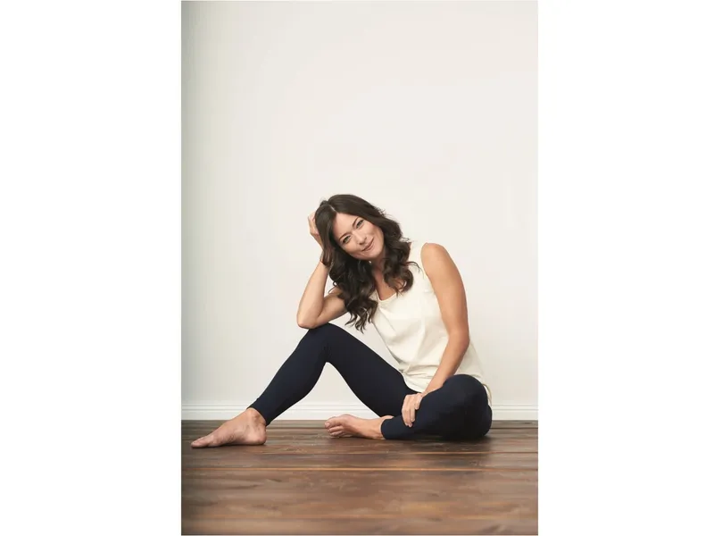 Living Crafts Living Crafts - Damen Leggings - (92% Bio-Baumwolle; 8% Elasthan), Blau, – Produktbild 3 von 3