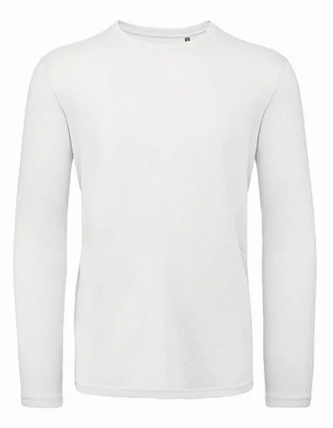 B&C Collection B&C Collection Inspire Langarm T-Shirt Herren, Weiß, – Produktbild 2 von 3