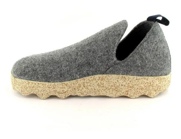ASPORTUGUESAS ASPORTUGUESAS Filz Slipper City aus natürlichem Kork, Natural, – Produktbild 3 von 4