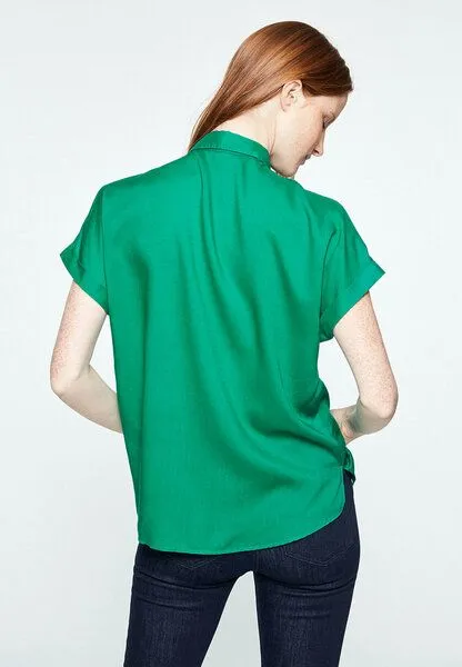 ARMEDANGELS ARMEDANGELS ZONJAA - Damen Bluse aus TENCEL Lyocell, Garden green, – Produktbild 2 von 4
