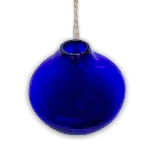 Mitienda Shop Mitienda Shop Blumenvase zum Aufhängen, Wanddeko Anfora, Blau, – Produktbild 4 von 4