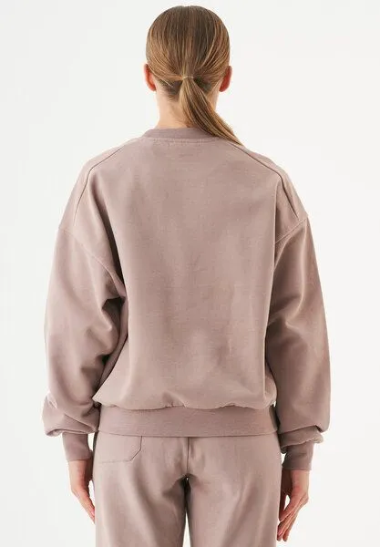 ORGANICATION ORGANICATION ESSENTIALS-BUKET- Soft Touch Sweatshirt aus Bio-Baumwolle, Mocha, – Produktbild 4 von 4