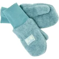 Pickapooh Pickapooh Kinder Fäustlinge Bio-Schurwolle Fleece sea green Gr.3 (2 bis 4 Jahre) – Produktbild 1 von 1