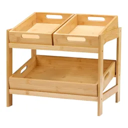 MODERNE HAUSFRAU MODERNE HAUSFRAU Küchen-Theke „Bambus“, 4-teilig – Produktbild 1 von 1
