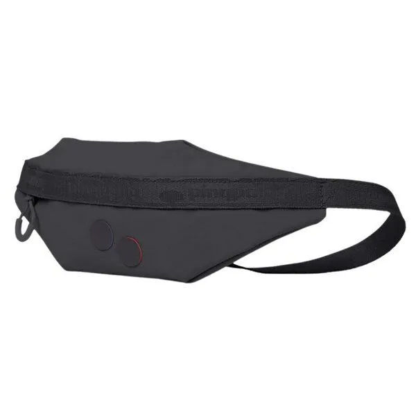 PINQPONQ PINQPONQ Bauchtasche - Brik Hipbag - aus recyceltem Polyester, Schwarz (deep anthra), – Produktbild 3 von 5