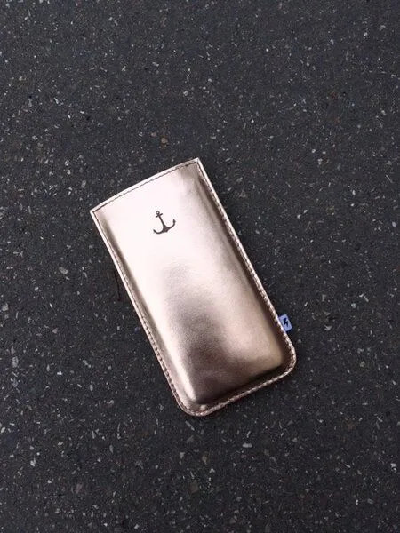 ELEKTROPULLI ELEKTROPULLI Handyhülle für dein iPhone 6-8 ohne Bumper, Kupfer mit anker, – Produktbild 2 von 2