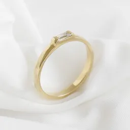 Eppi Eppi Ring mit einem Diamanten in Baguette-Form Xenia – Produktbild 1 von 1
