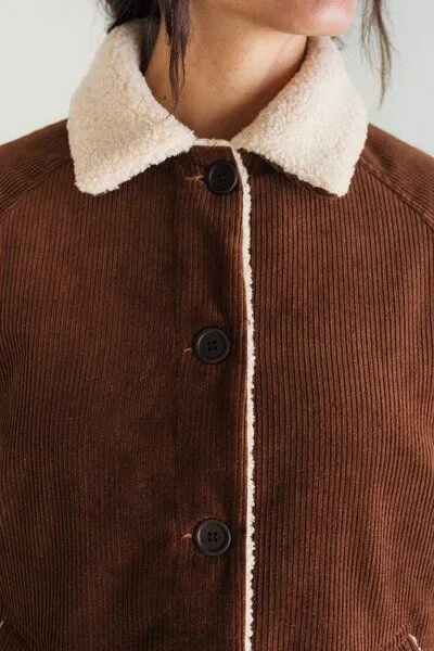 TWOTHIRDS TWOTHIRDS Cordjacke Misali, Cappuccino, – Produktbild 2 von 3