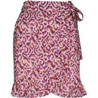 EKYOG EKYOG Damen-Mini-Rock "PIGEE" mit überlappendem Saum, print ikat, Gr. 36 – Produktbild 1 von 1