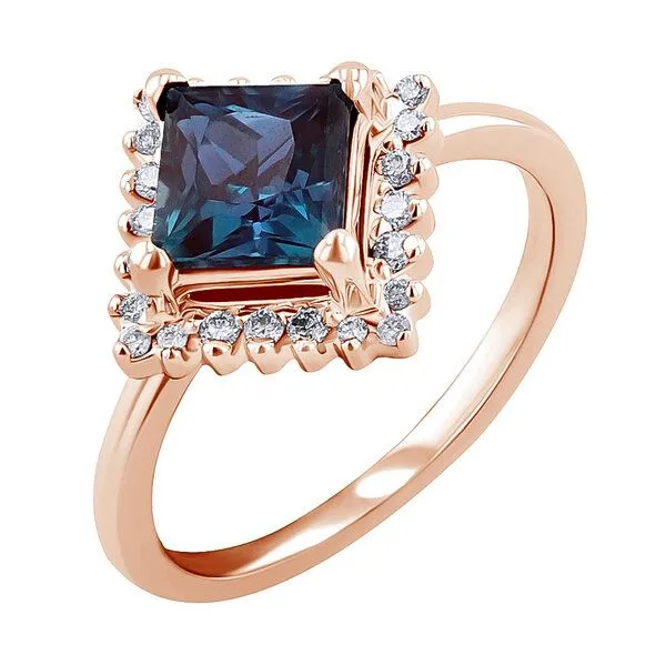 Eppi Eppi Ring mit Alexandrit und Lab Grown Diamanten Guerra, Rosa, – Produktbild 2 von 4