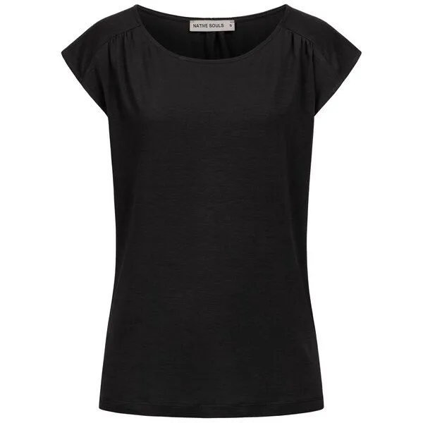 NATIVE SOULS NATIVE SOULS Lyocell Sleeveless Shirt Damen, Black, – Produktbild 1 von 2