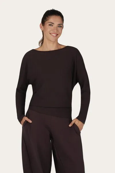 Urban Goddess Urban Goddess Budhi Yoga Langarm Shirt, Coffee (braun), – Produktbild 1 von 5