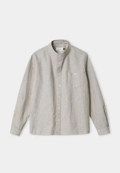 About Companions About Companions Flannel Hemd NATHAN aus Bio-Baumwolle, Striped peanut, – Produktbild 1 von 4