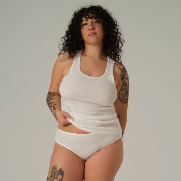 comazo|earth comazo|earth Jazz-Pants aus Biobaumwolle-Ajour | GOTS zertifiziert, Offwhite, – Produktbild 1 von 4