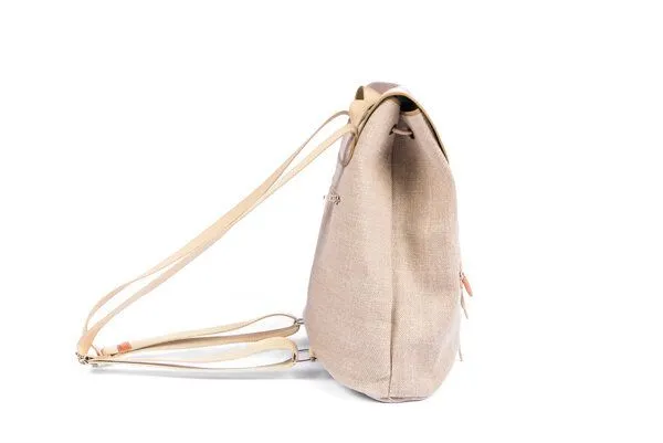 Risorse Future Risorse Future Hanf-Rucksack Beige – Produktbild 2 von 3