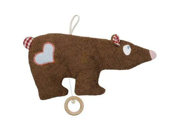 Efie Efie Spieluhr Braunbär, Herz Applikation,100 % Made in Germany – Produktbild 2 von 7