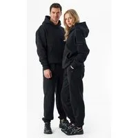 ORGANICATION ORGANICATION PARKERR | Essentials Travel Unisex Jogginghose aus Bio-Baumwolle & Recyceltem Polyester, Black, – Produktbild 1 von 1