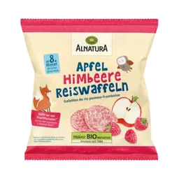Alnatura Alnatura Bio Apfel Himbeere­ Reiswaffeln, 35g – Produktbild 1 von 1