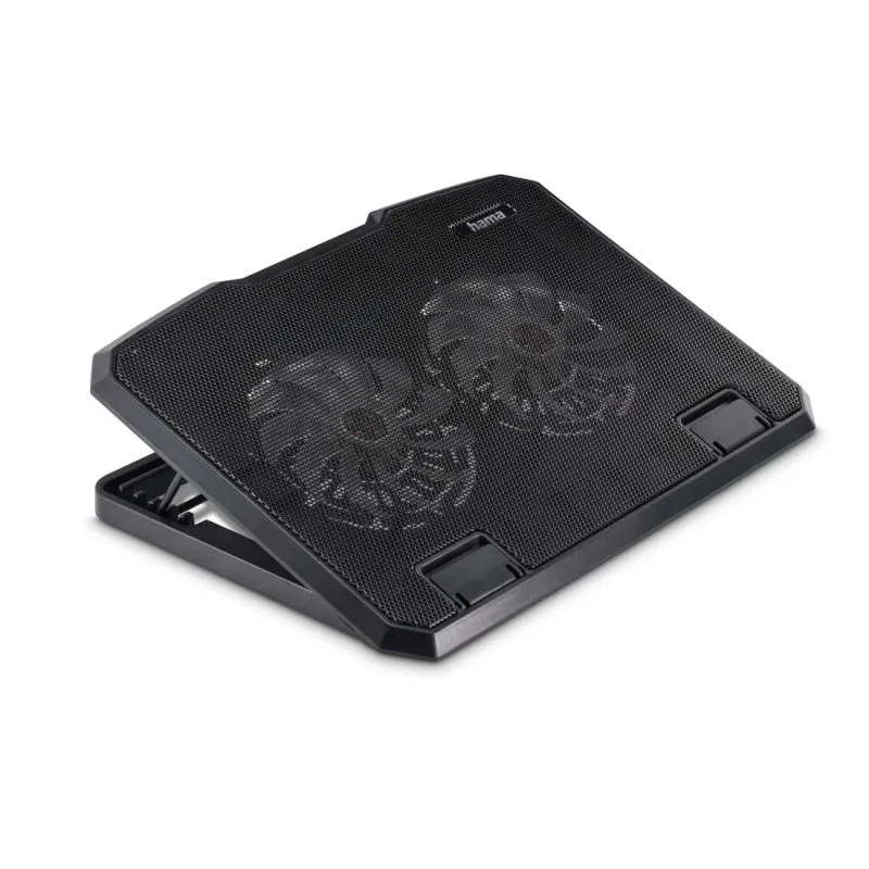 Hama Hama "Laptop-Kühler ""Black Metal"", neigbar, leise, 2 Lüfter, 40 cm (15,6""), Schw. (00126806)" – Produktbild 6 von 6