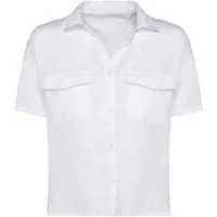 YTWOO YTWOO Damenhemd mit Lyocell TENCEL Oversize - Modern, Lässig und Nachhaltig, Weiß, – Produktbild 1 von 1